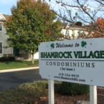 Entrance Sign in the Fall